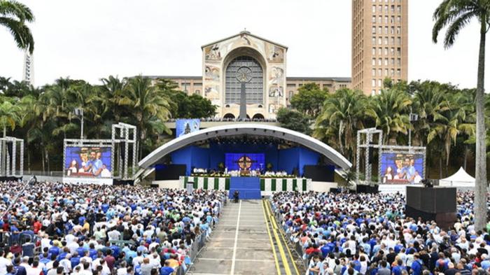 Romaria Nacional do Terço dos Homens consolida tradição de fé, família e devoção mariana em Aparecida