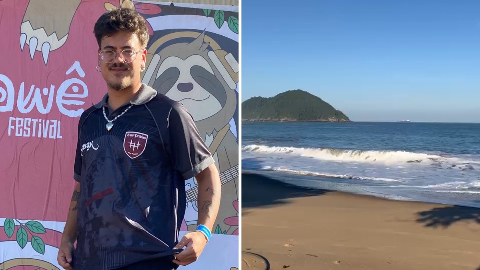 Bombeiros entram no 2º dia de buscas por jovem que desapareceu no mar ao tentar salvar amiga no litoral de SP