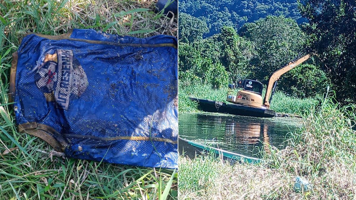 Ossada humana é encontrada dentro de rio durante serviço de limpeza em Mongaguá