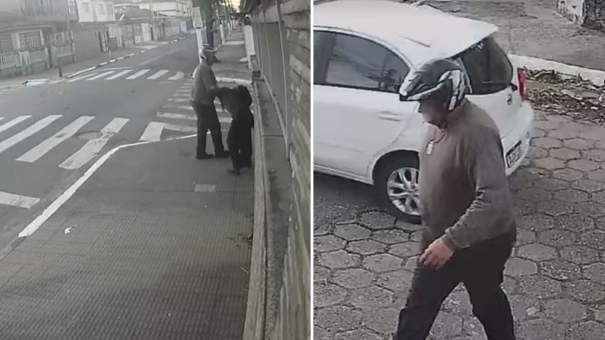 Vídeo: Mulher é atacada a caminho do trabalho em São Vicente, litoral de SP