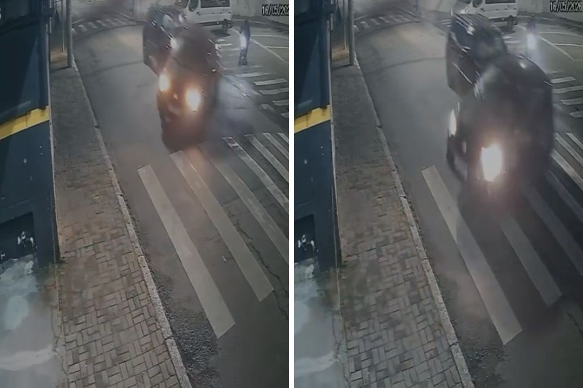 Motorista foge após bater em carro e causar capotamento em São José dos Campos; passageiras ficam feridas