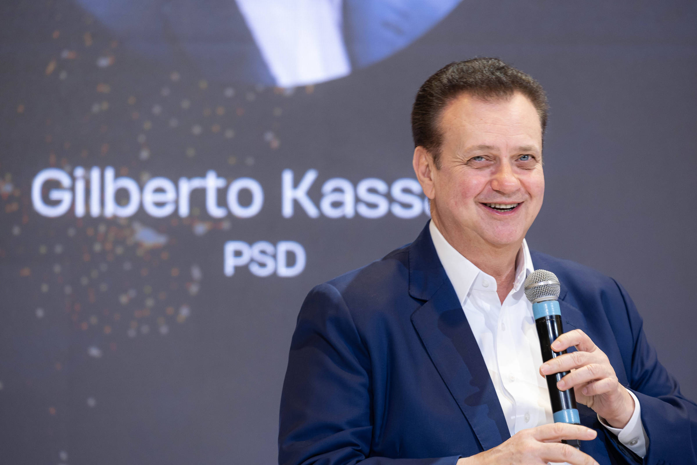 Em Lisboa, Kassab assegura candidatura de Caiado e prega fim de emendas