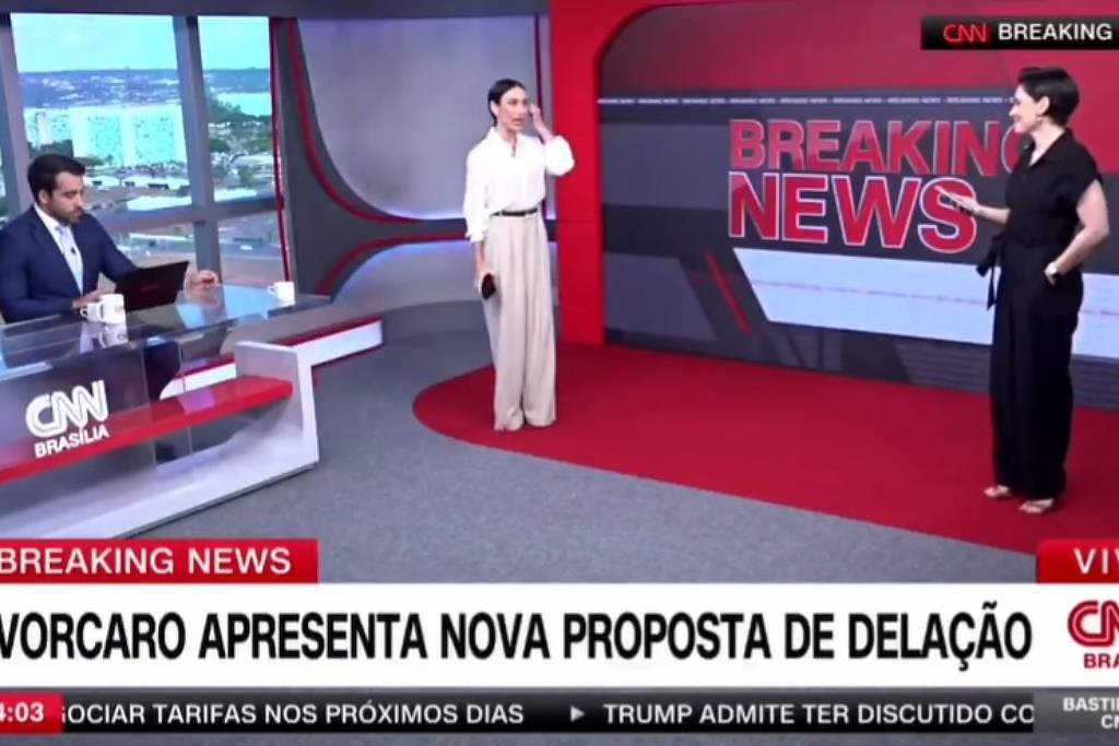 Áudio com comentário sobre delação de Daniel Vorcaro vaza ao vivo na CNN Brasil; assista