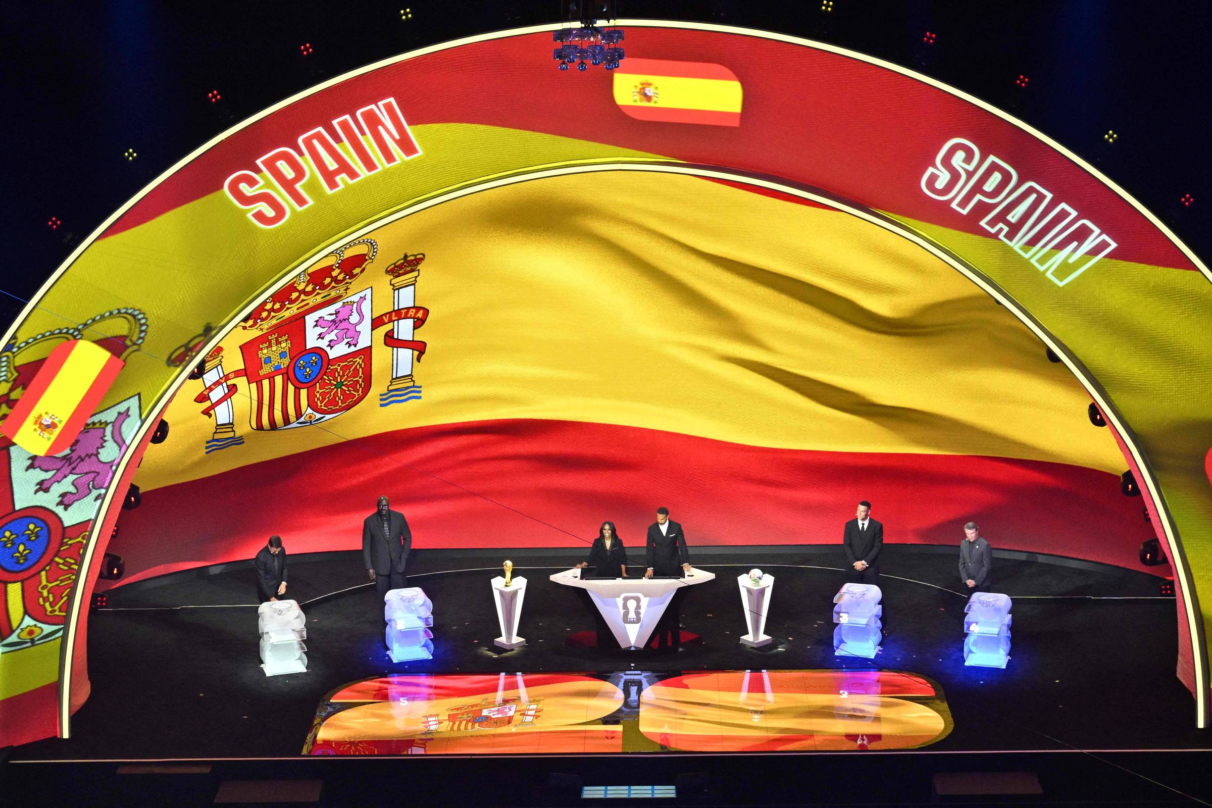 Grupo H terá duelo mais hispânico da Copa-2026