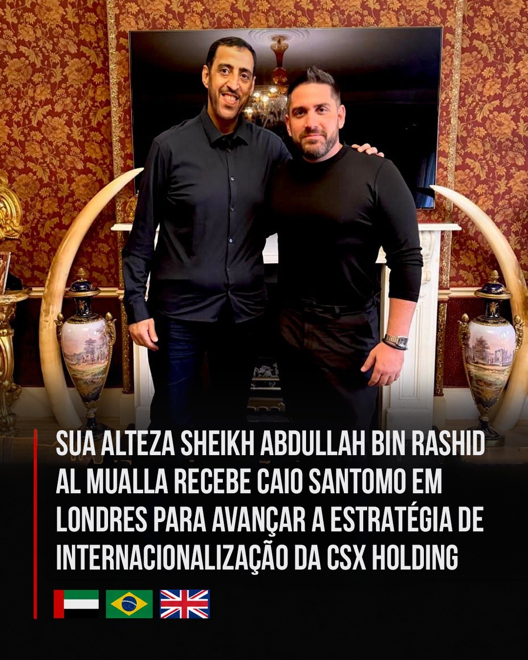Evento em Londres avança estratégia de internacionalização da CSX Holding