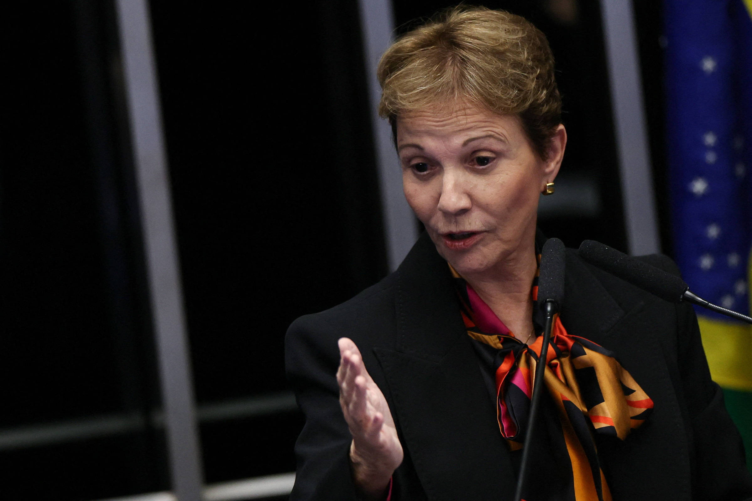 Cotada para vice de Flávio, senadora Tereza Cristina integra instituto patrocinado por empresas