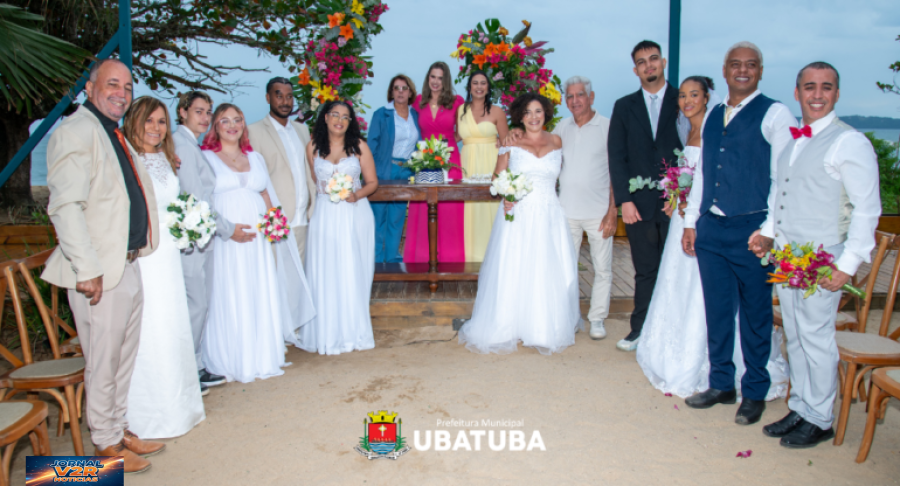 Casamento Comunitário transforma Dia dos Namorados em celebração inesquecível em Ubatuba
