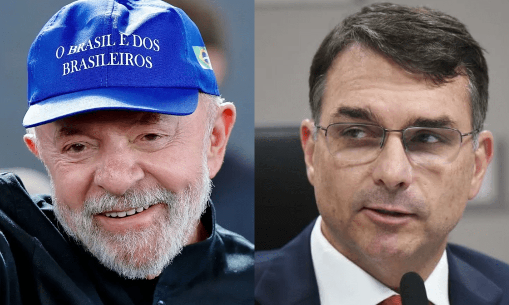 Datafolha: Lula aparece à frente de Flávio no 1º turno com 41% contra 31% das intenções de votos