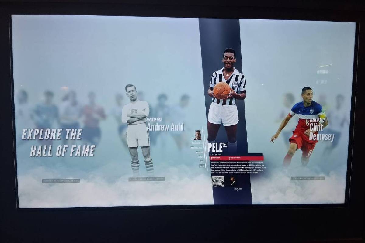 Museu do 'soccer' nos EUA tem camisas de Pelé e Messi, mas não cita Marta