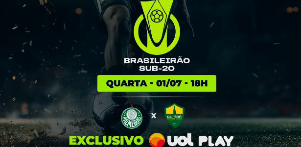 Brasileirão Sub-20: saiba onde assistir Palmeiras x Cuiabá ao vivo