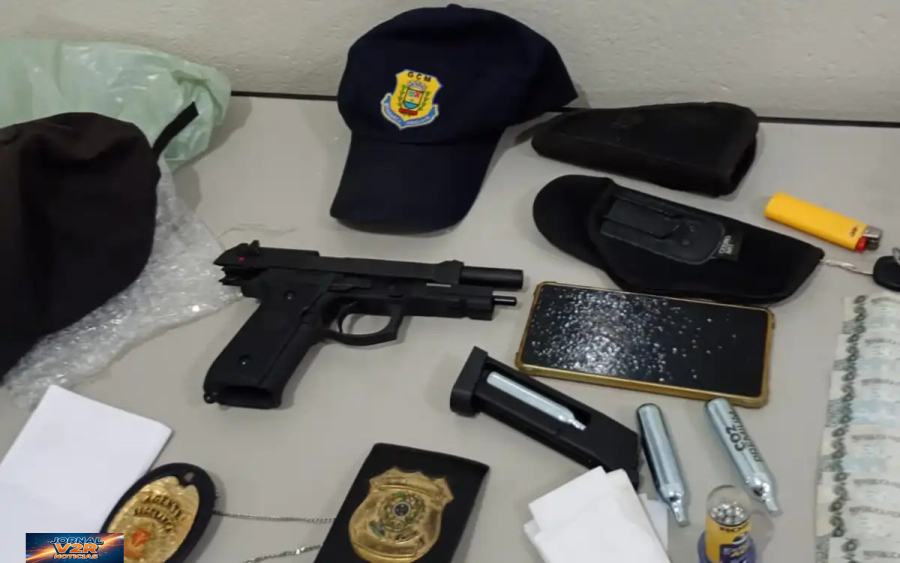 Homem é levado à delegacia após se passar por policial civil durante abordagem da GCM em Bragança Paulista