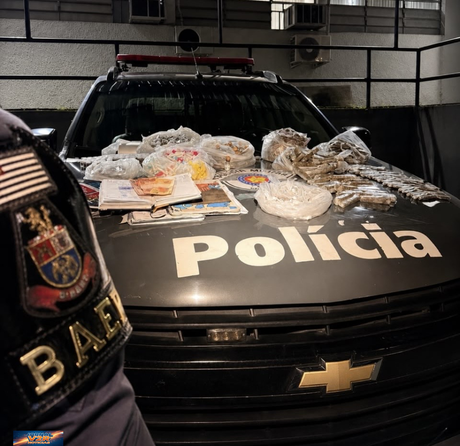 Operação do BAEP termina com prisão de suspeito e apreensão de mais de 4,6 quilos de drogas em São José dos Campos