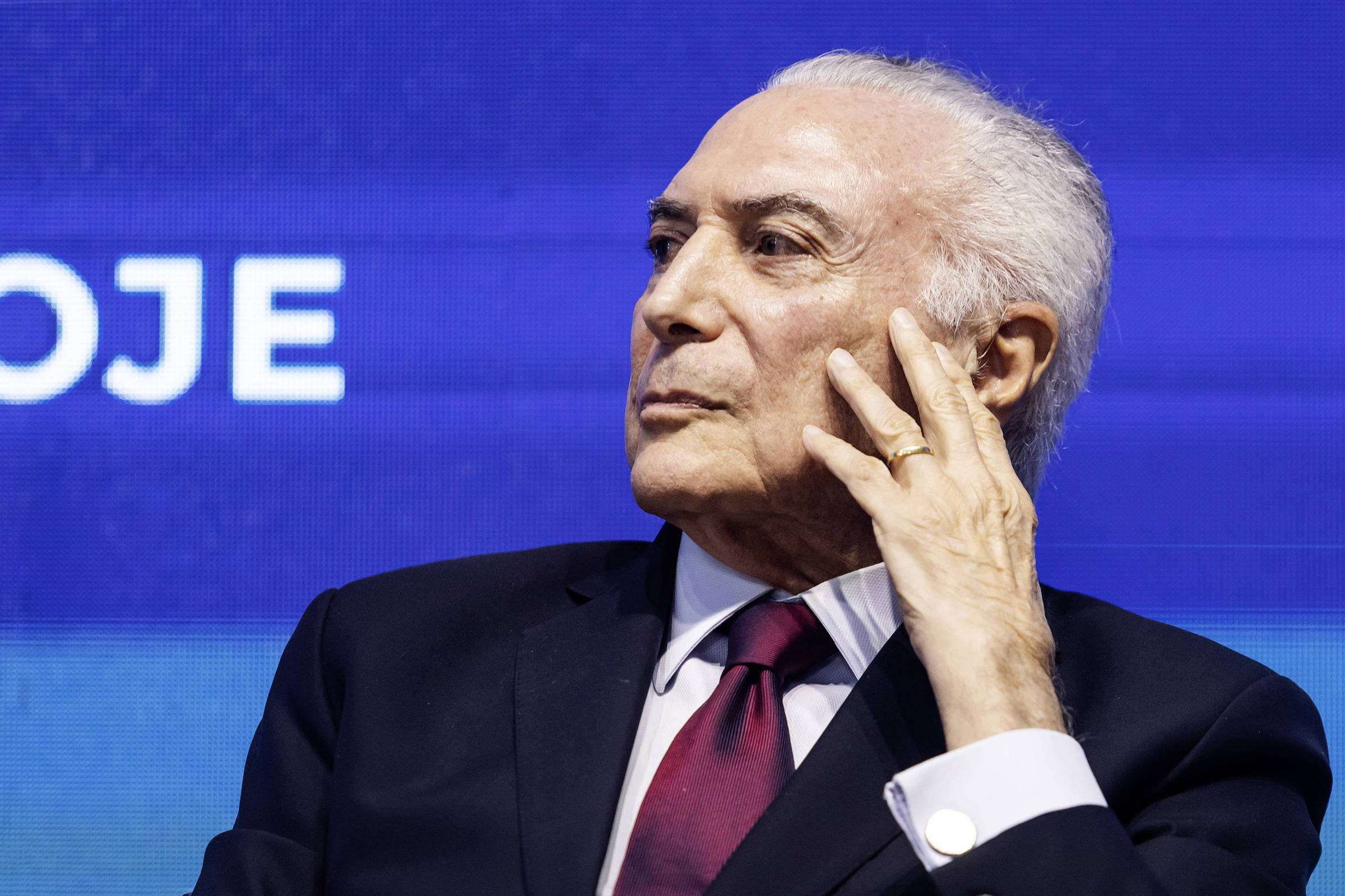 Frente a Frente, programa da Folha e do UOL, entrevista Michel Temer