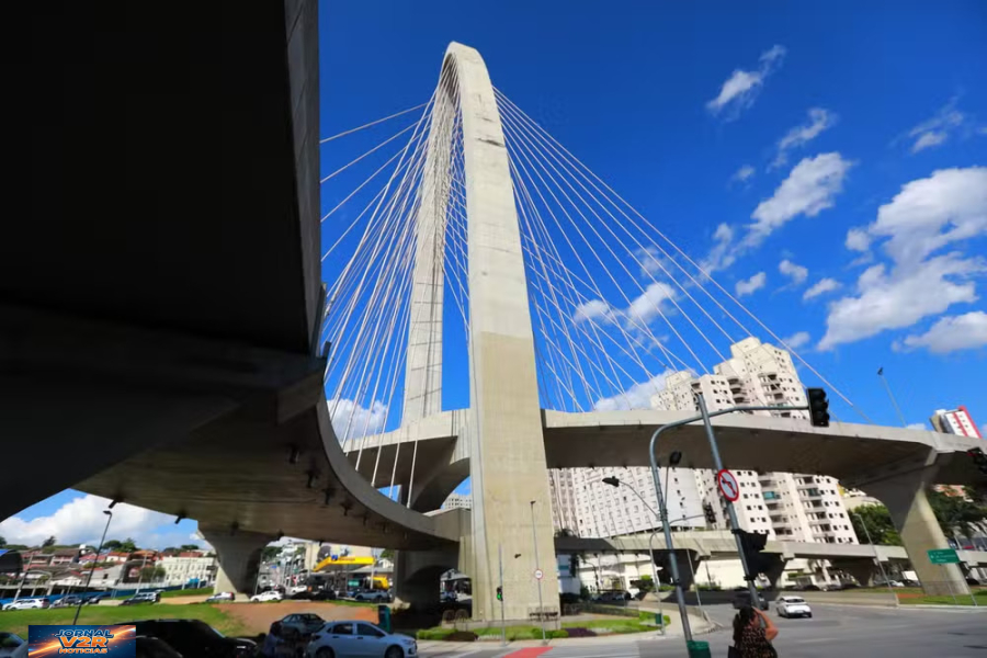 Ponte Estaiada terá interdições programadas durante 20 dias para inspeção preventiva em São José dos Campos