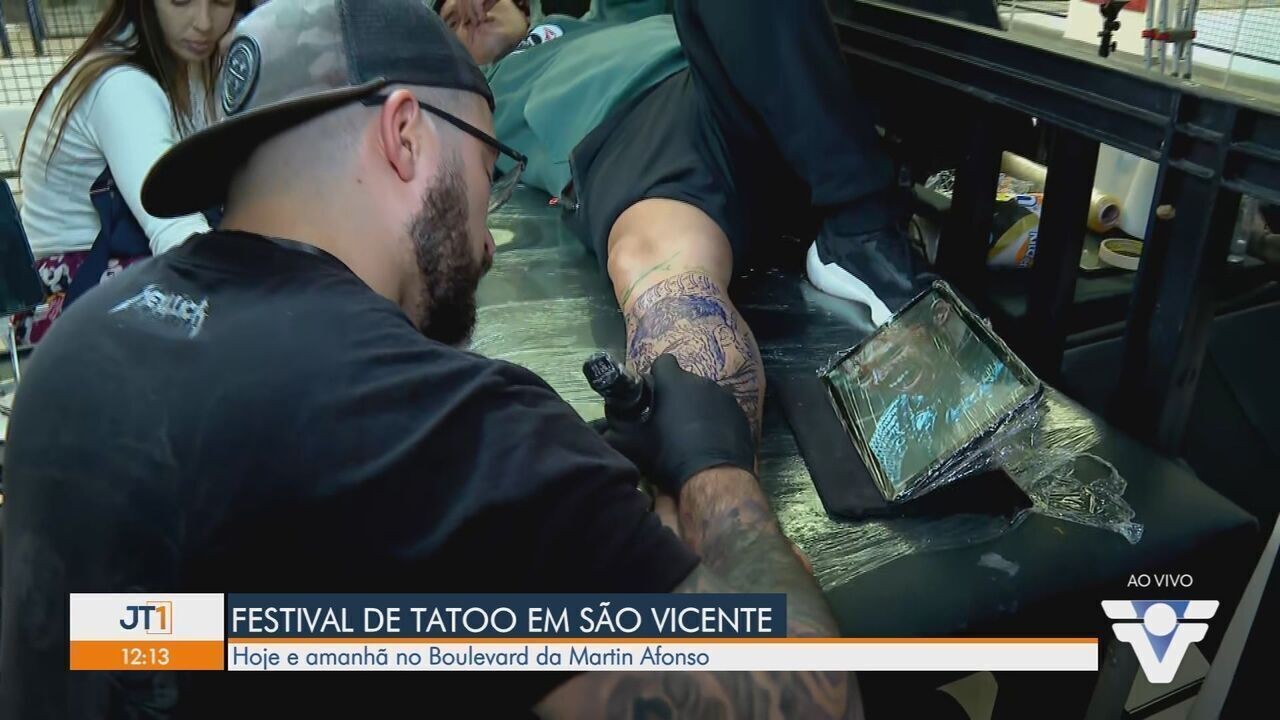 Festival de tatuagem em São Vicente reúne mais de 150 artistas; confira a programação