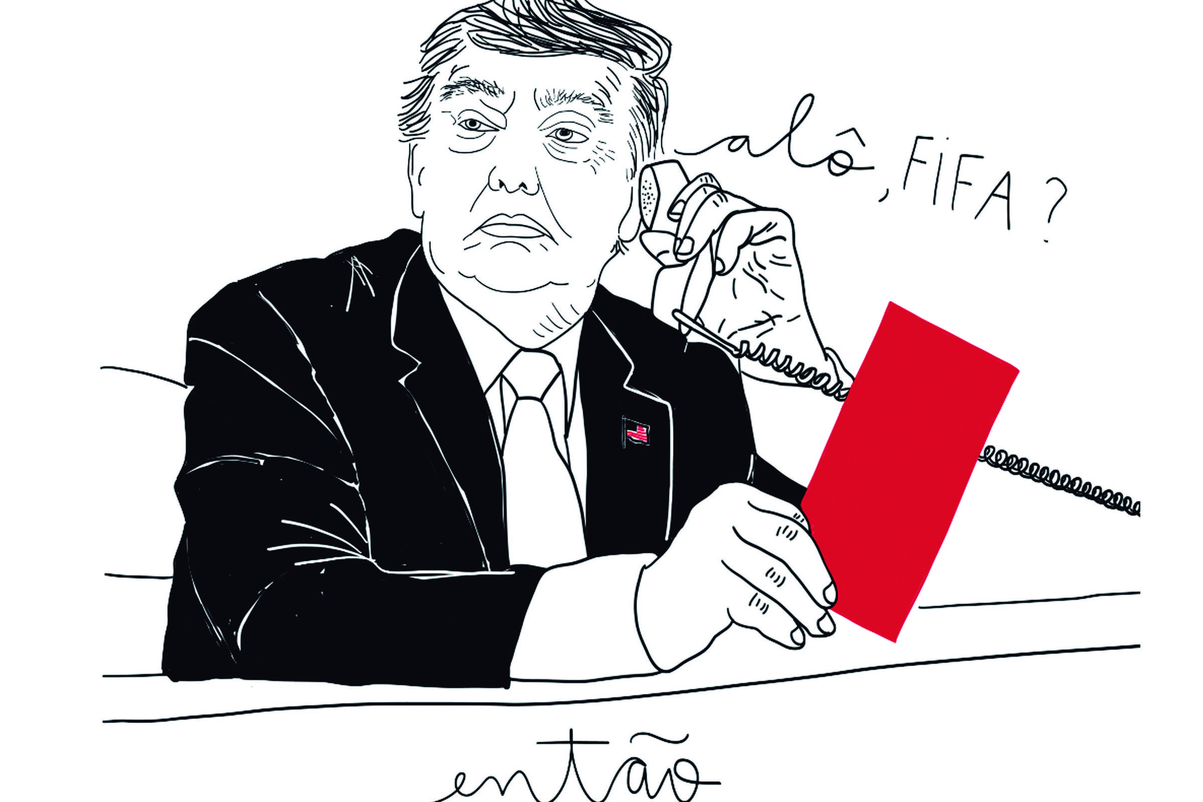 Trump não só não negou pressionar a Fifa como se gabou de o ter feito