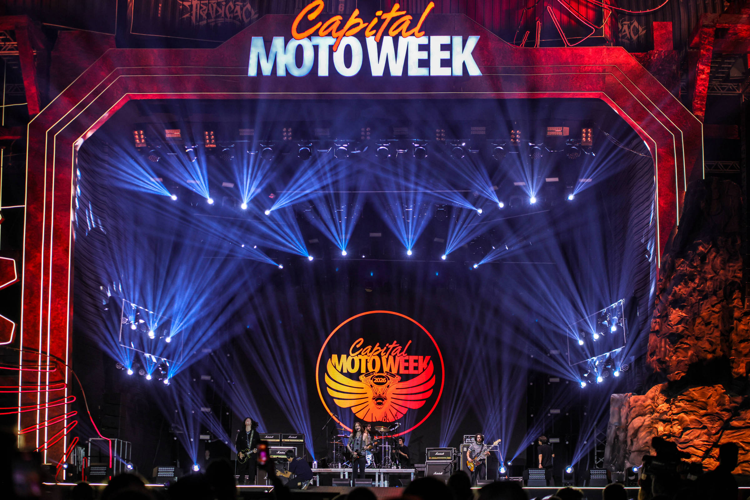 Capital Moto Week tem bungee jump e quer reunir 350 mil motos em Brasília