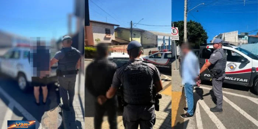 Polícia Militar captura três procurados pela Justiça durante patrulhamento em Atibaia