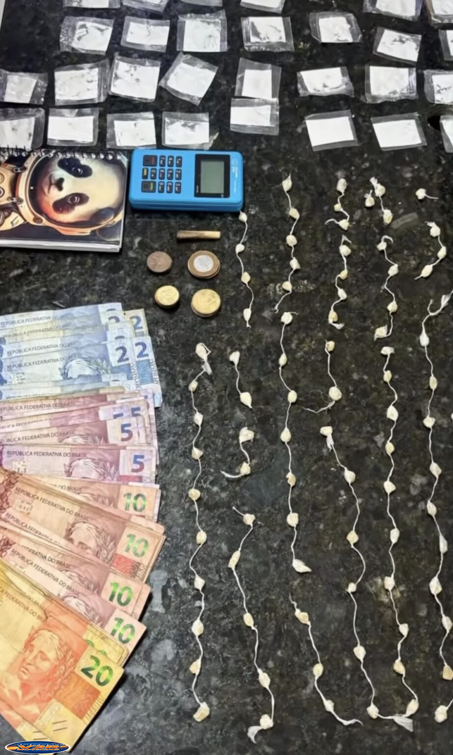 GCM apreende adolescentes com mais de 140 porções de drogas em Caraguatatuba