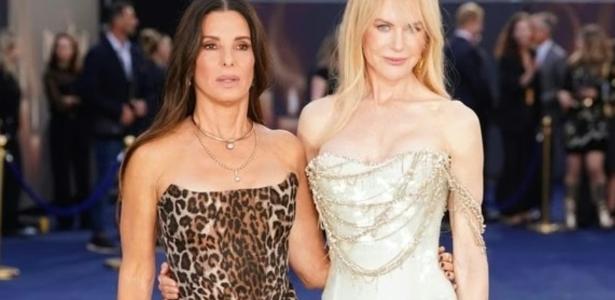 Sandra Bullock e Nicole Kidman se reúnem em première de seu novo filme