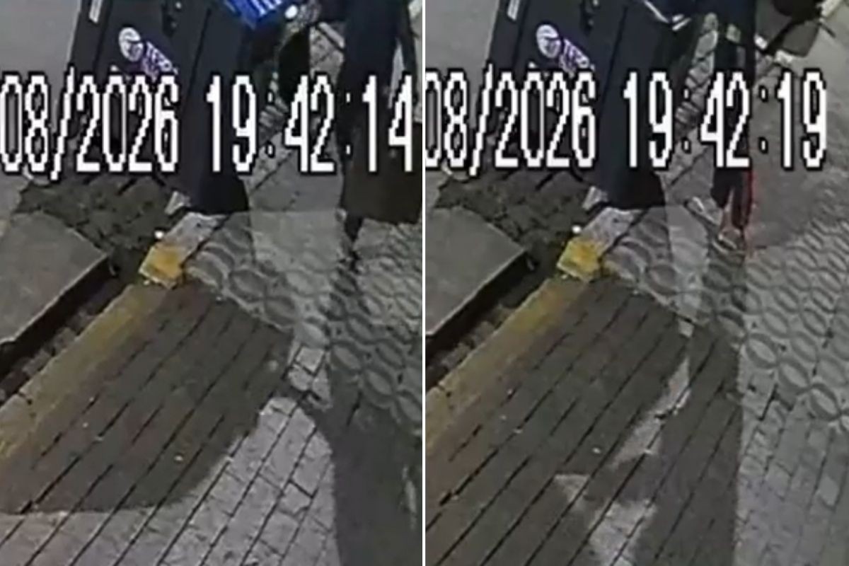Vídeo mostra homem jogando feto em lixeira no litoral de SP