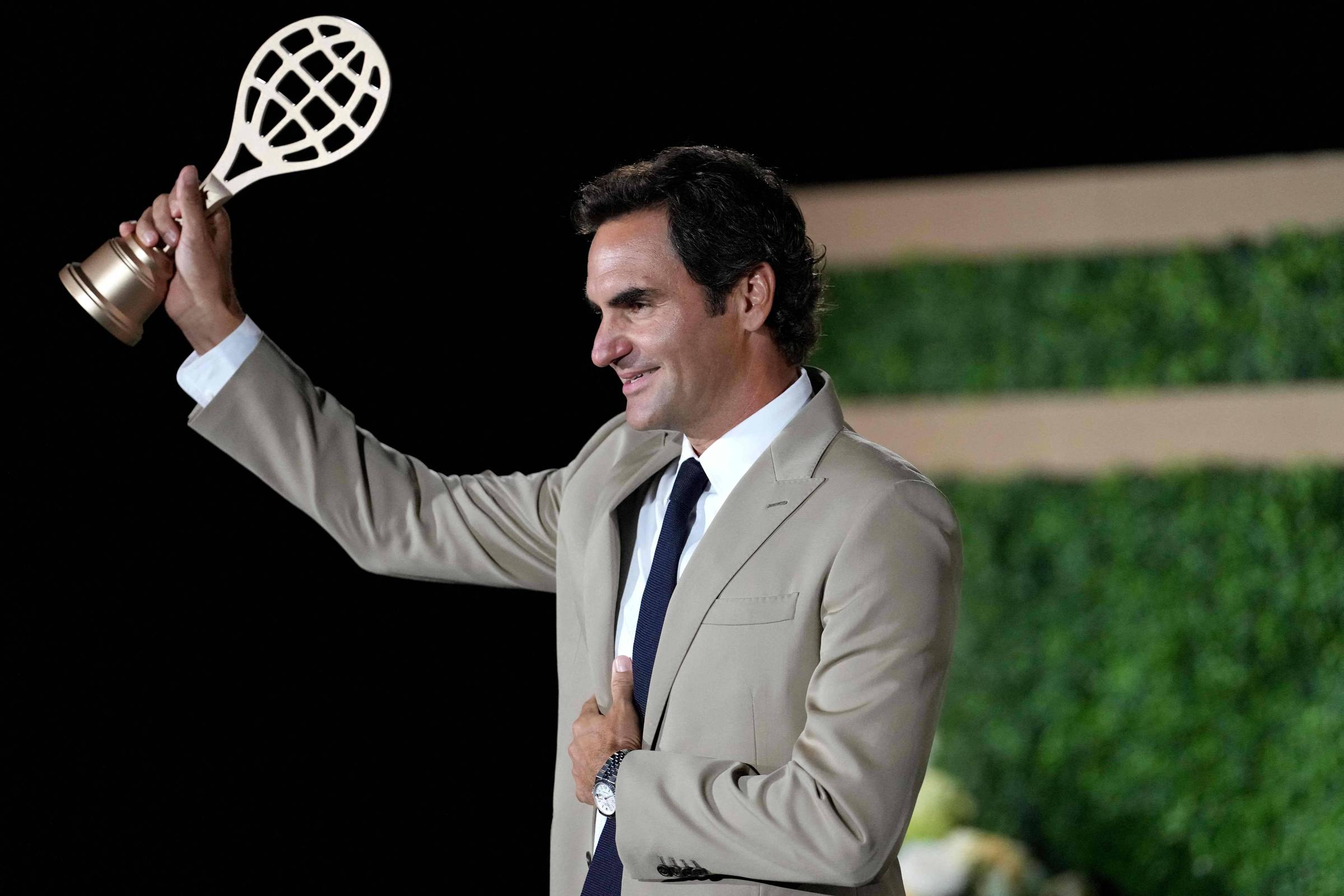 Fama nunca foi o objetivo, diz Federer ao entrar para o Hall do Tênis