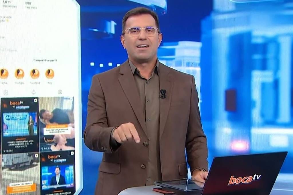 SBT veta propaganda do BocaTV em telejornal apresentado por Rodrigo Bocardi