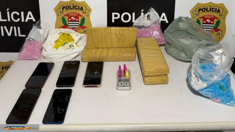 Pousada em Boraceia é alvo de operação e seis homens são presos por tráfico de drogas