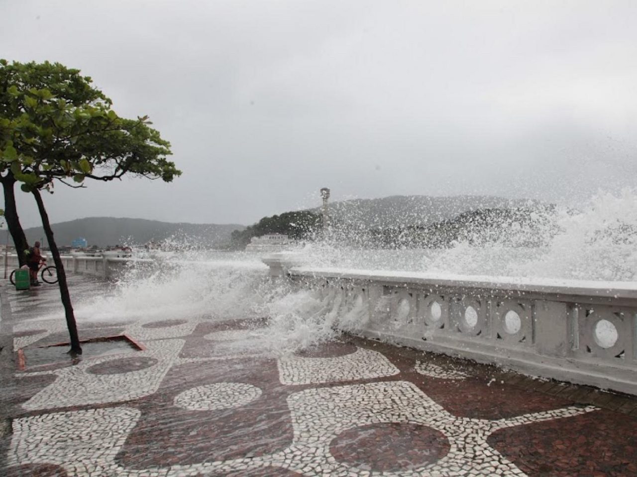 Tsunami meteorológico pode atingir a Baixada Santista? Entenda