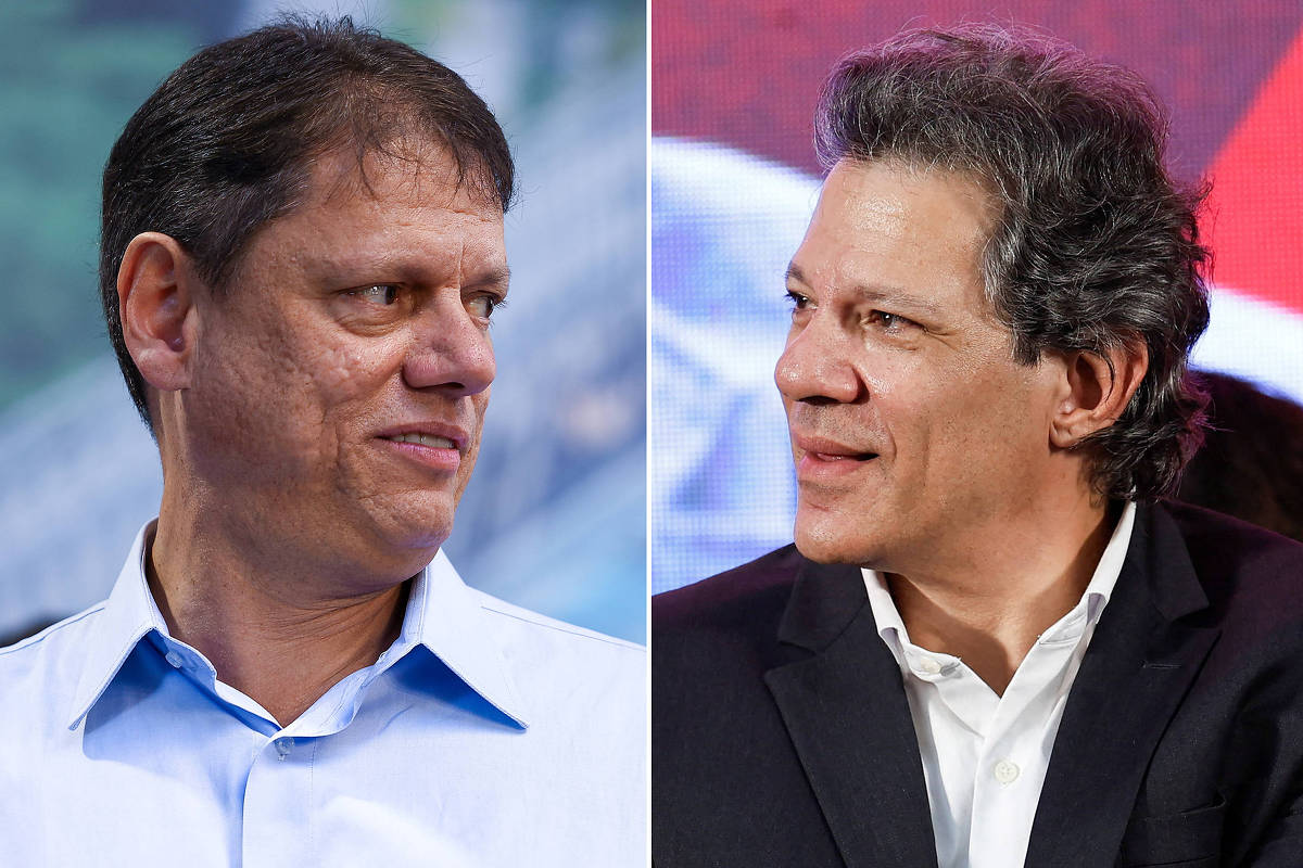 Datafolha: Tarcísio tem 50%, contra 30% de Haddad, e poderia vencer em 1º turno em SP