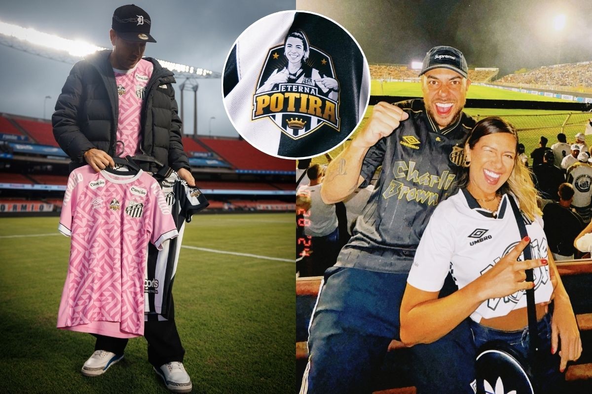 Namorado de Naty Potira comenta homenagem do Santos FC em camisa: 'ela estava ali com a gente'