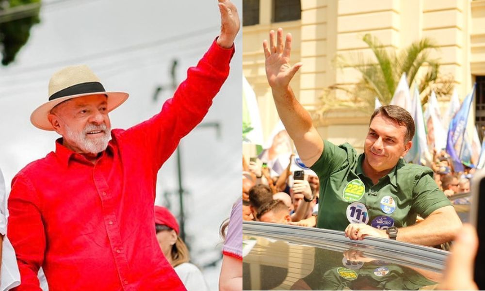 Lula vence em cinco países; Flávio Bolsonaro fica em 1º em dois
