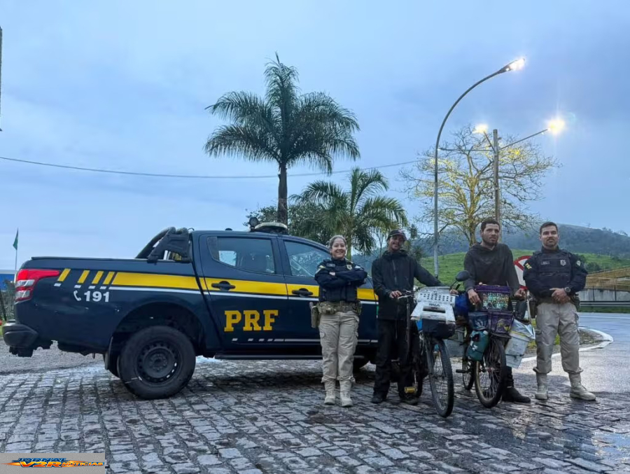 Ciclista uruguaio desaparecido há duas semanas é localizado pela PRF em Santa Isabel