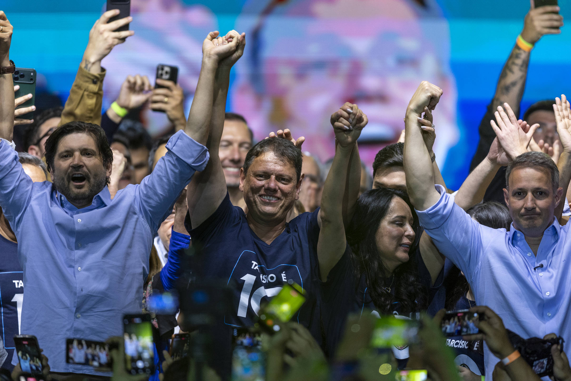 Estrategistas comemoram votações recorde de Tarcísio, Derrite e Prado