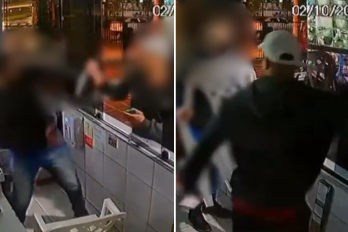 Homem flagrado esfaqueando porteiro é indiciado por tentativa de homicídio no litoral de SP; VÍDEO