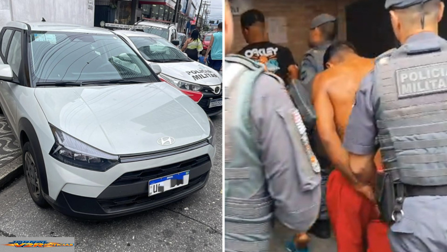 Rastreador leva policiais a imóvel em São Vicente e termina com dois homens presos