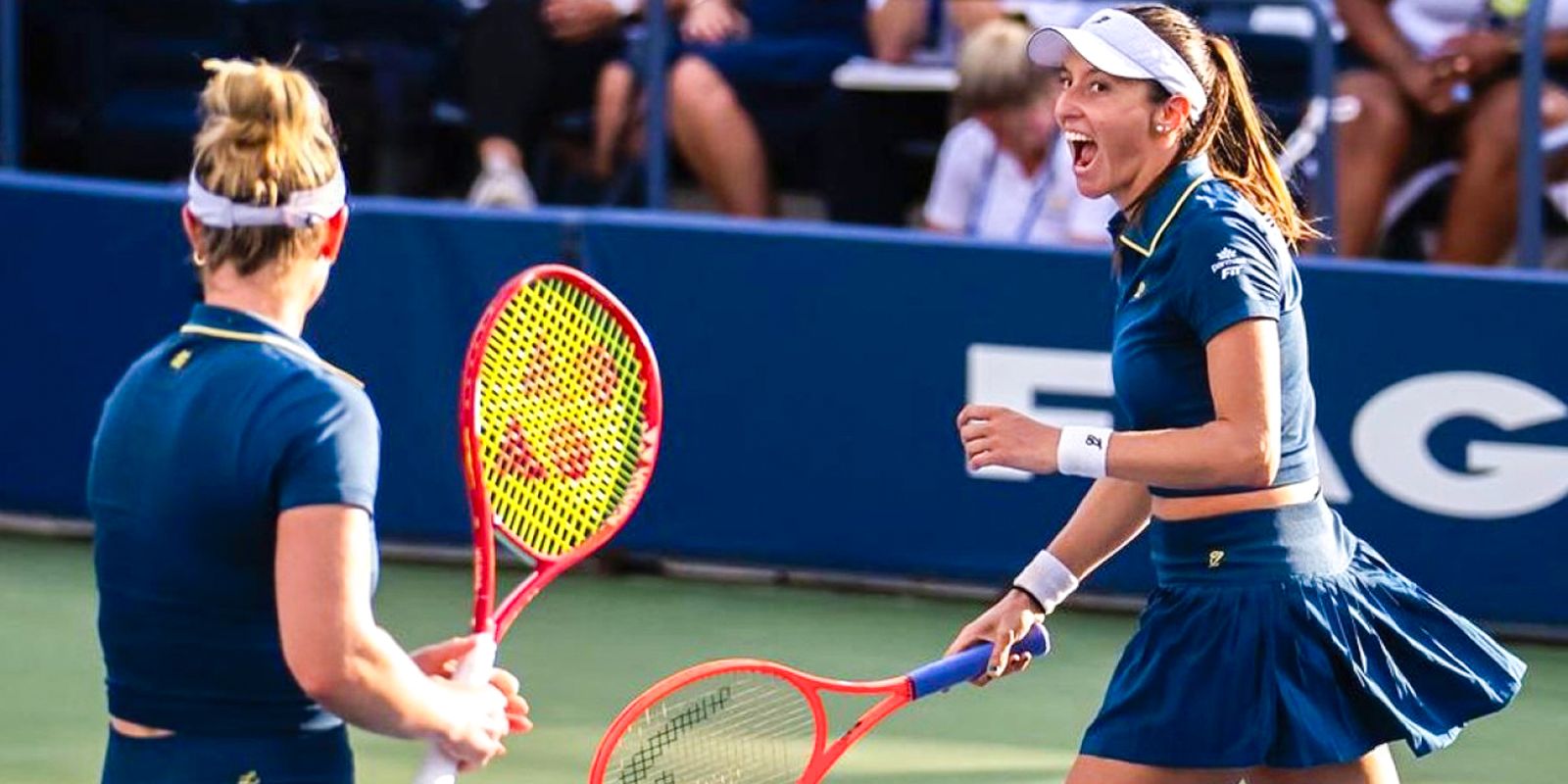 De olho na liderança: dupla de Stefani vence estreia no WTA de Wuhan