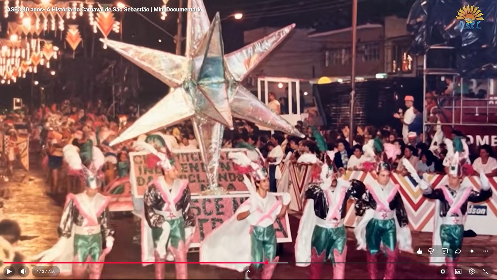 Documentário resgata série de vídeos sobre história do Carnaval em São Sebastião