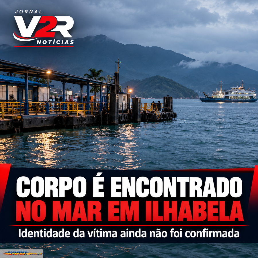 Corpo de homem é encontrado no mar e levado ao flutuante da balsa em Ilhabela