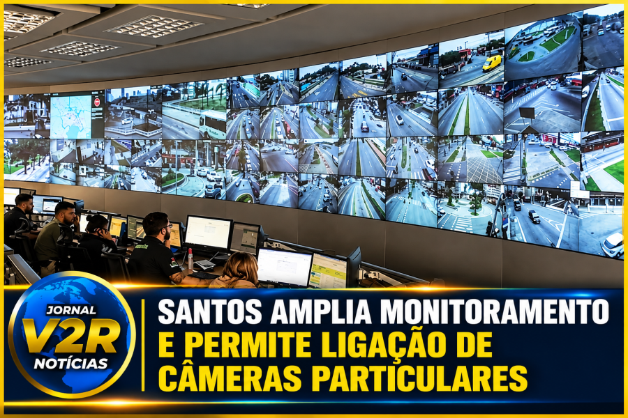 Câmeras de casas e comércios poderão reforçar a segurança em Santos