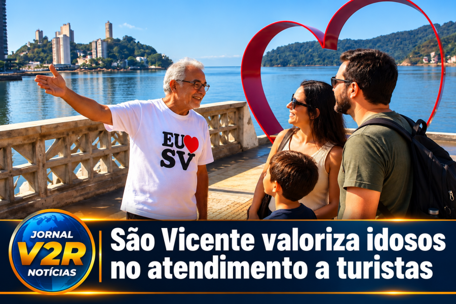 São Vicente valoriza a experiência dos idosos no turismo e pode inspirar outras cidades do Brasil