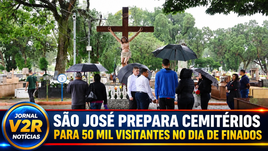 São José dos Campos prepara cemitérios para receber 50 mil visitantes no Dia de Finados