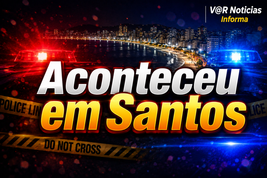 Empresário é vítima de assalto a tiros no Centro de Santos; suspeito é preso horas depois