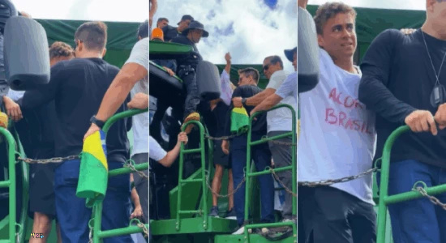 Caminhada pela Liberdade termina com reforço na segurança de Nikolas Ferreira