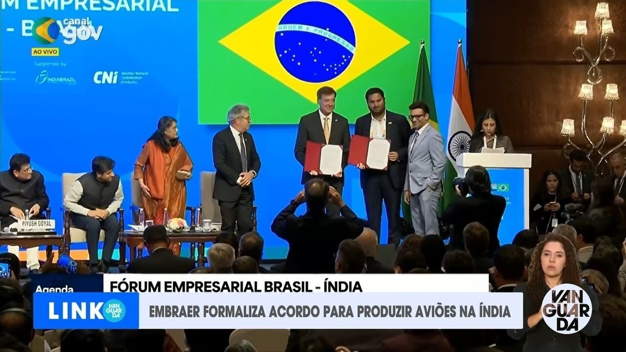 Embraer anuncia acordo para instalar linha de montagem final de jato na Índia