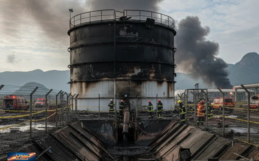Dois trabalhadores morrem após explosão em tanque de empresa em Volta Redonda