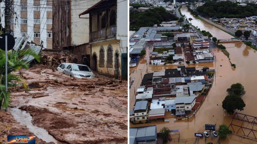 TRAGÉDIA DAS CHUVAS EM MINAS GERAIS DEIXA MORTOS E DESAPARECIDOS; GOVERNOS INTENSIFICAM AÇÕES DE SOCORRO