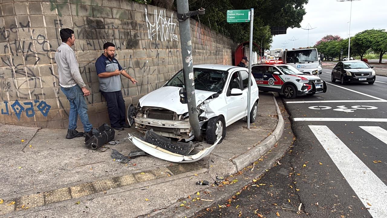 Veja o momento do acidente que deixou mãe e filha feridas em Indaiatuba