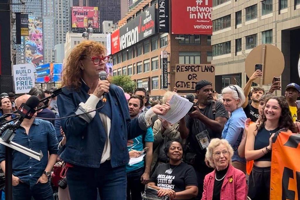 Susan Sarandon diz ter sido banida de Hollywood por pedir cessar-fogo em Gaza