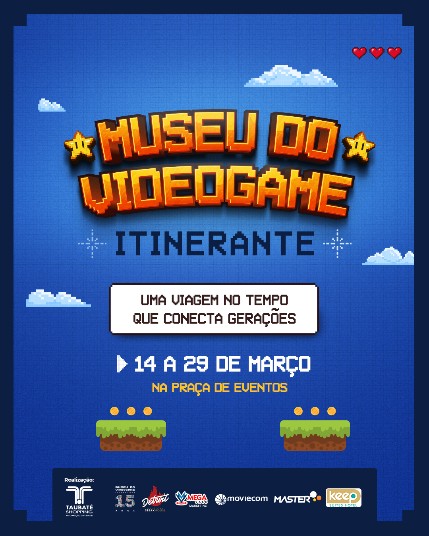 Museu do Videogame Itinerante volta ao Taubaté Shopping em edição de 15 anos